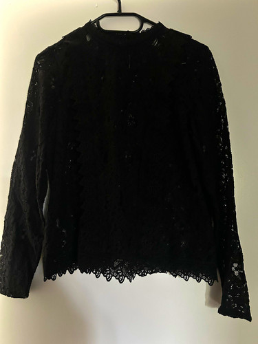 Zara damen bluse schwarz - damen, bluse,