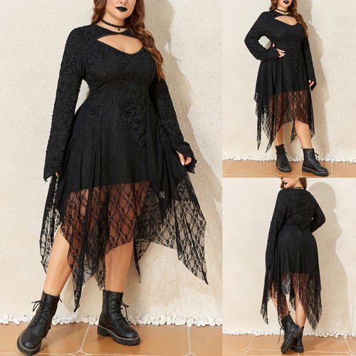 Sexy damen gothic partykleid - damen,