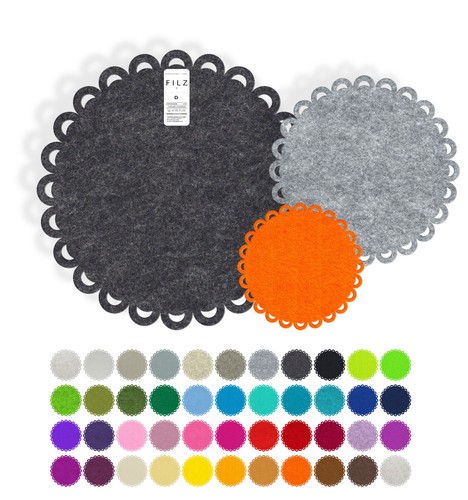 Spitze filz deckchen lace - filz, "lace"