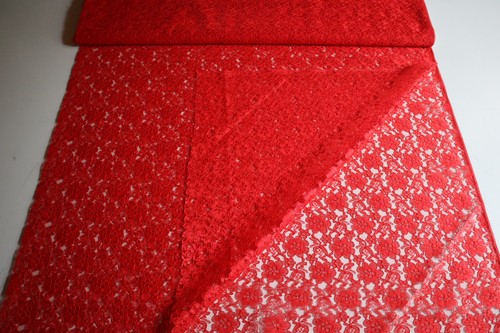 Spitze rot - 90, cm