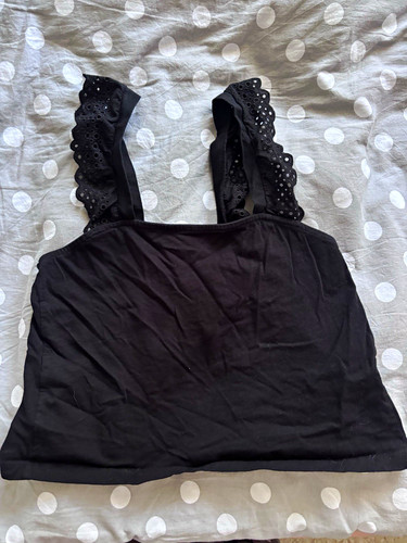 Damen camisole top schwarz - camisole,