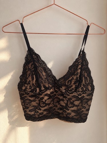 Amisu bralette spitze schwarz - bralette,