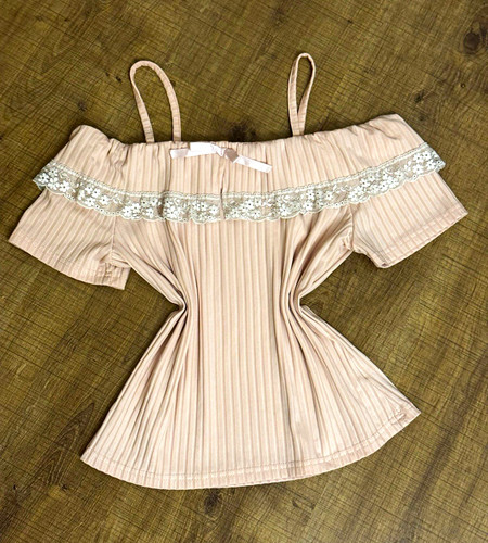 Damen top helrosa - s/m,