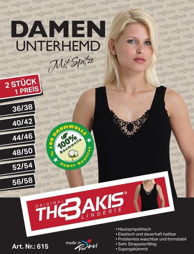 Damen unterhemd mit - mit, spitze